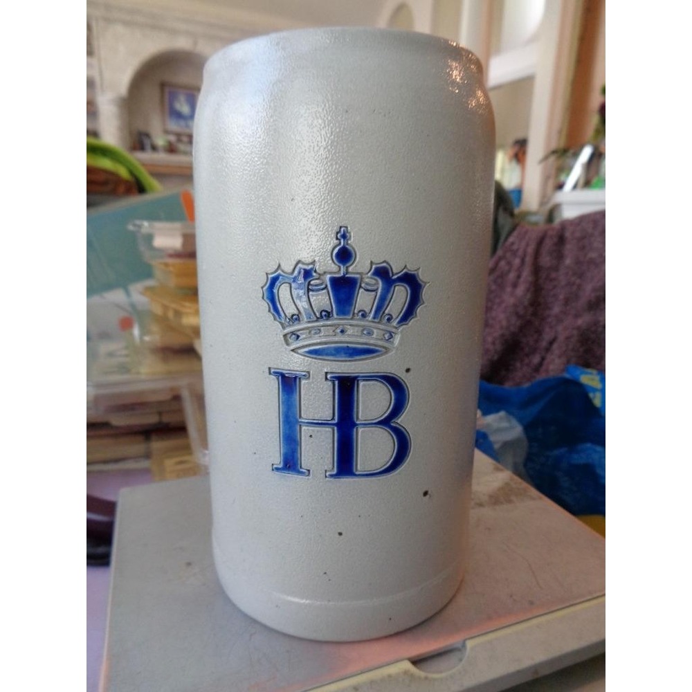 Hofbrauhaus Munchen Bier German Stoneware Beer Stein Germany 1 Litre Munich